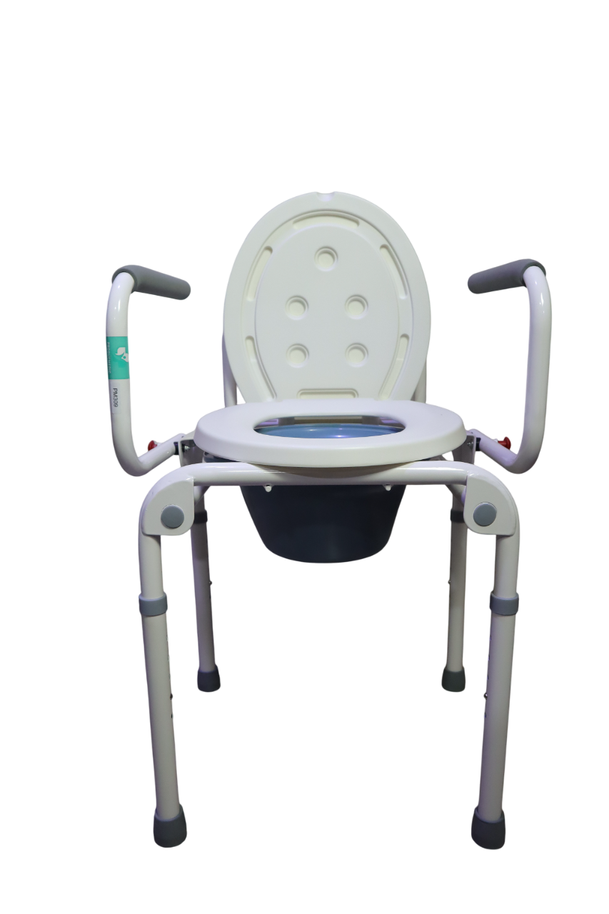 SANITARIO CON APOYABRAZOS ABATIBLE