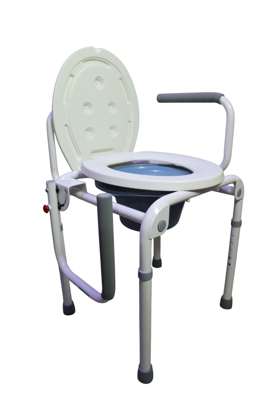 SANITARIO CON APOYABRAZOS ABATIBLE