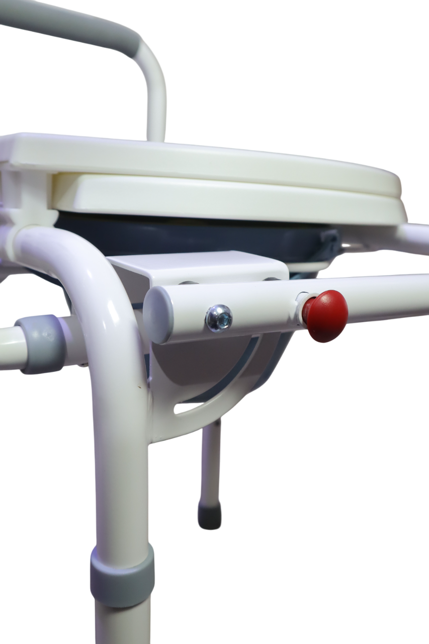 SANITARIO CON APOYABRAZOS ABATIBLE