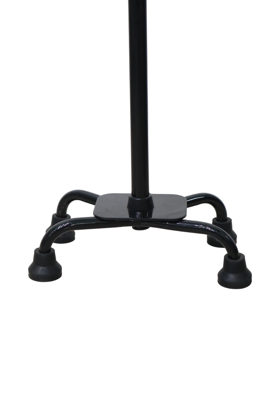 BASTON 4 PATAS MANGO T NEGRO