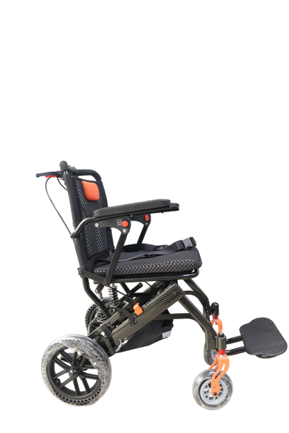 SILLA DE RUEDAS DE PASEO CON AMORTIGUACIÓN PREMIUM