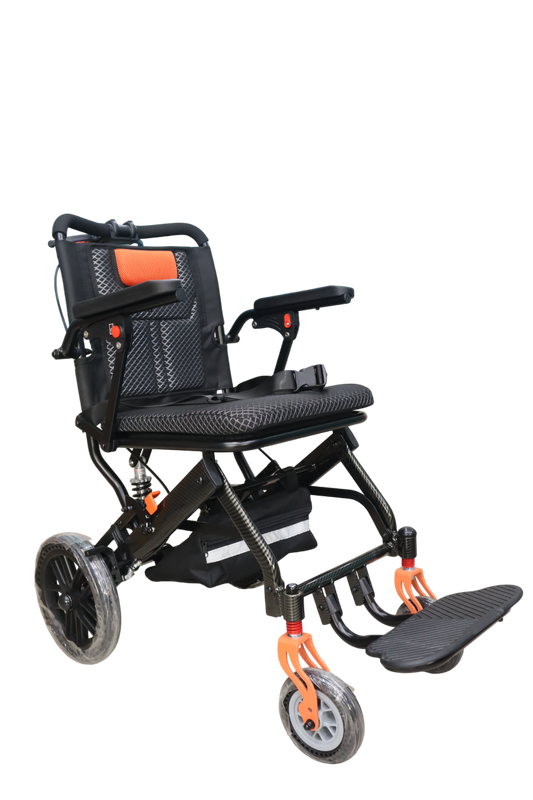 SILLA DE RUEDAS DE PASEO CON AMORTIGUACIÓN PREMIUM