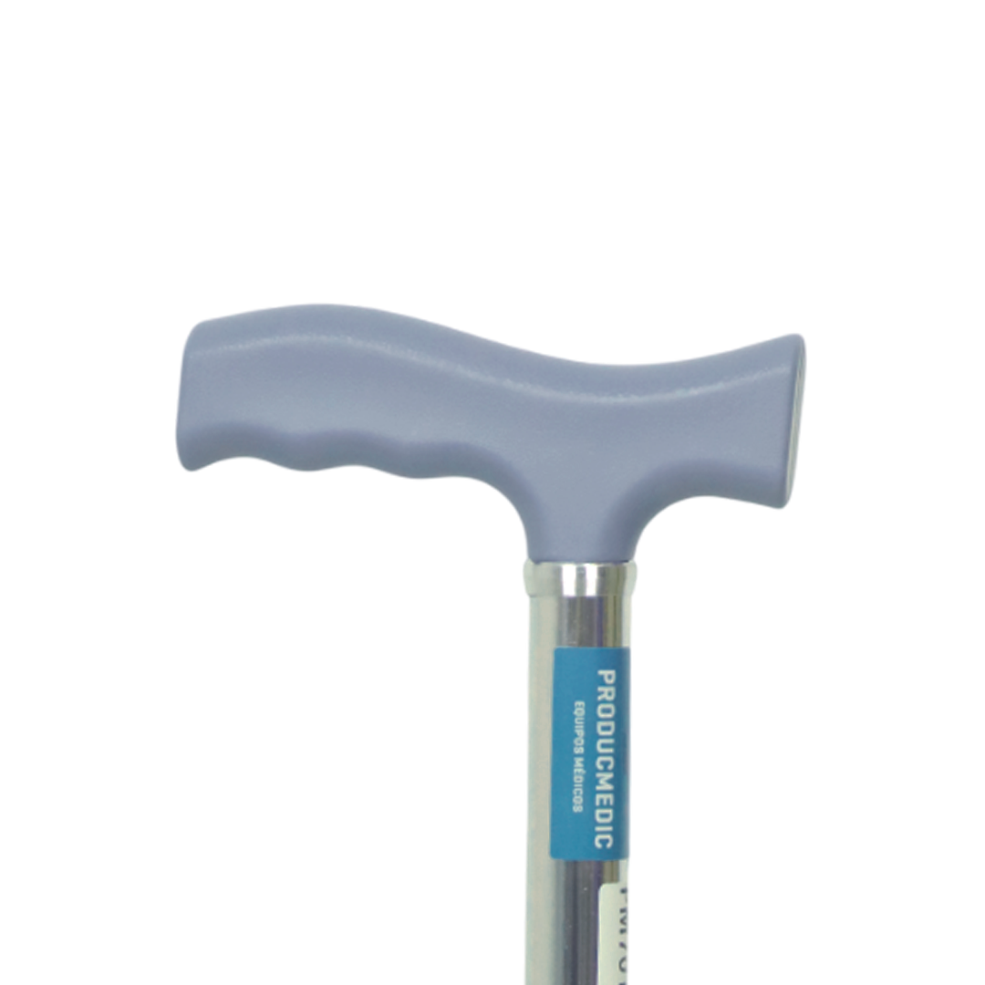 BASTÓN DE 4 PATAS MANGO T PLATA