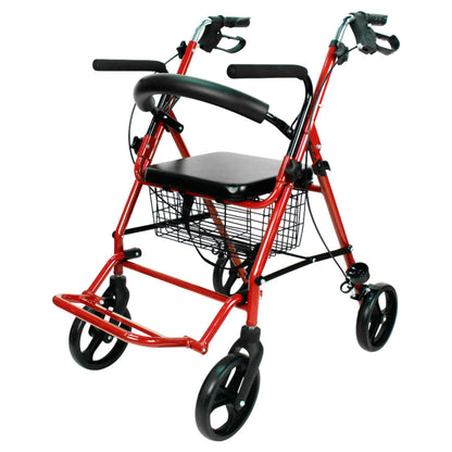 ANDADOR DE 4 RUEDAS CON REPOSAPIES