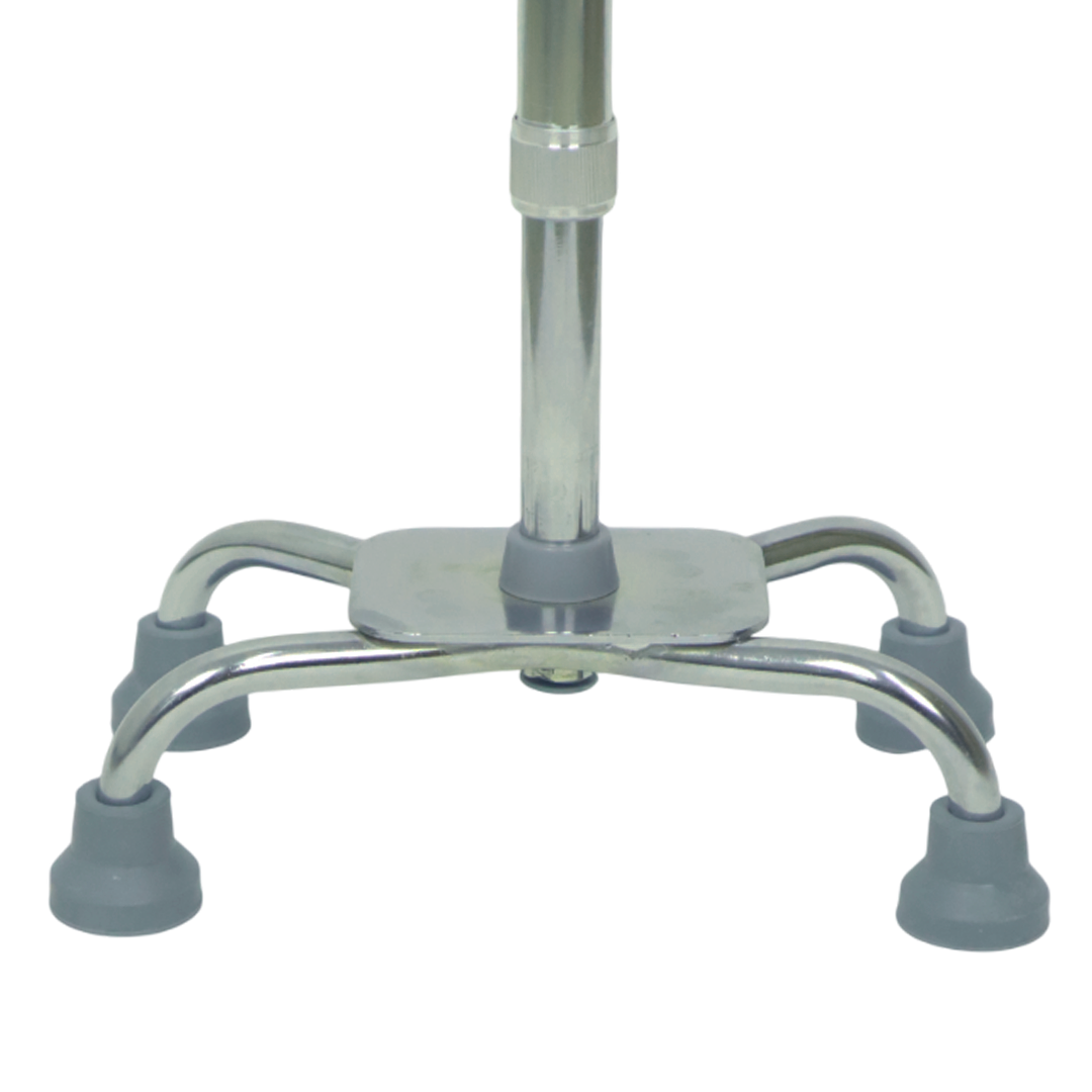 BASTÓN DE 4 PATAS MANGO T PLATA