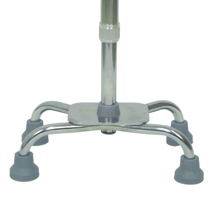 BASTÓN DE 4 PATAS MANGO T PLATA