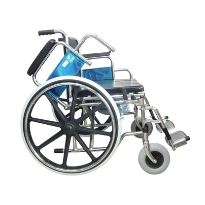 SILLA DE RUEDAS CON INODORO